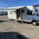 Ideale gezinscamper Hymer B575, AUTOMAAT, Airco, Vast bed en Hefbed